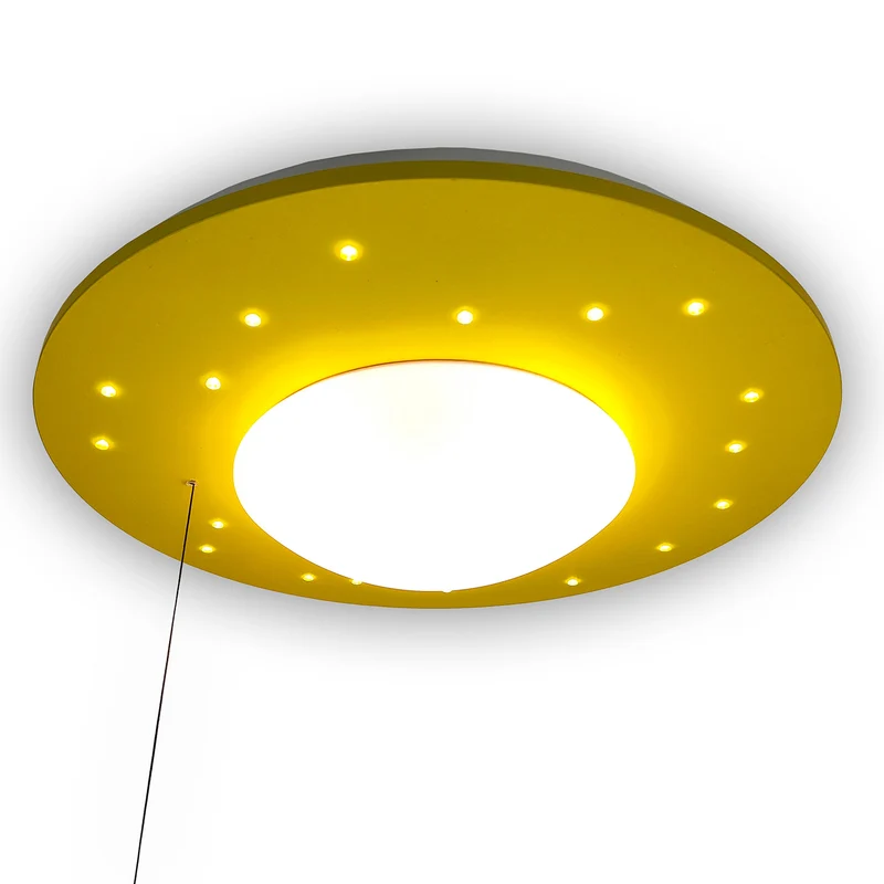 Deckenleuchte Starlight, Sonnengelb