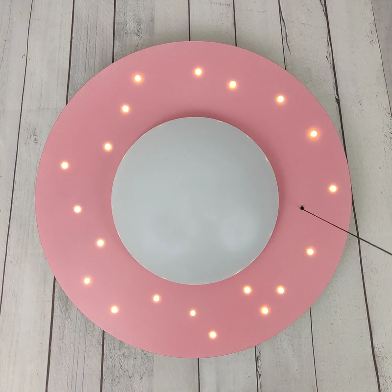 Deckenleuchte Starlight, Pastellrosé