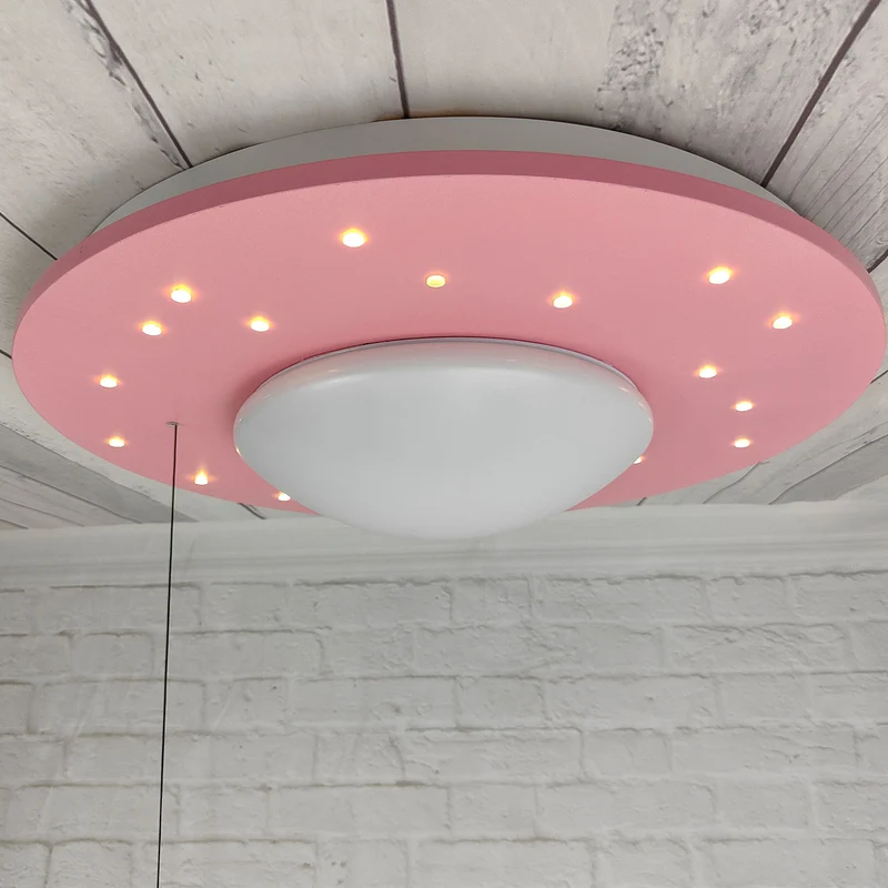 Deckenleuchte Starlight, Pastellrosé