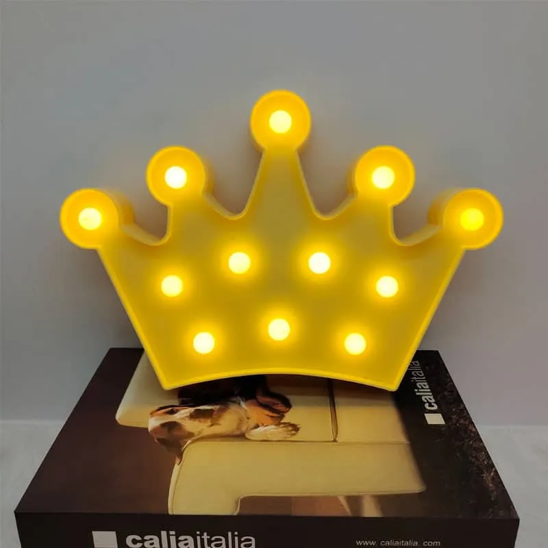 Krone LED Dekolampe für Kinderzimmer