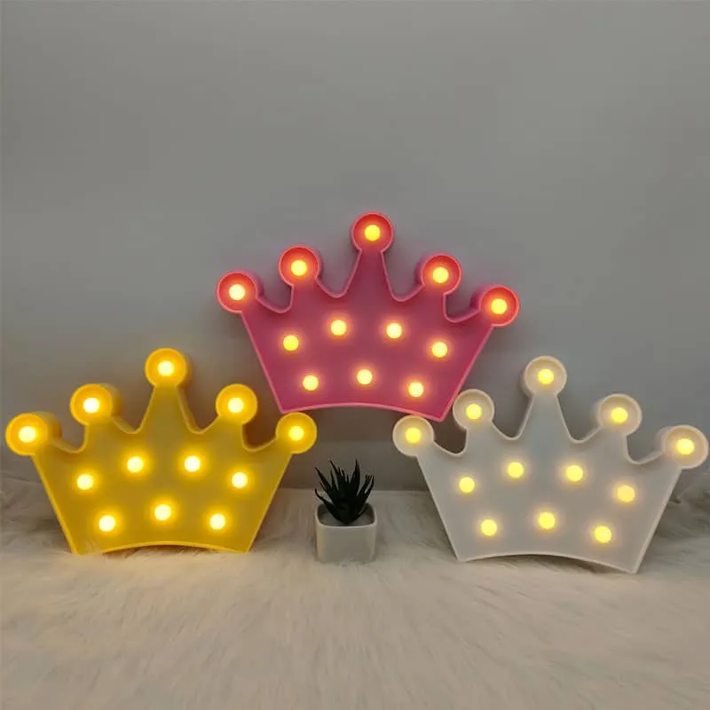 Krone LED Dekolampe für Kinderzimmer