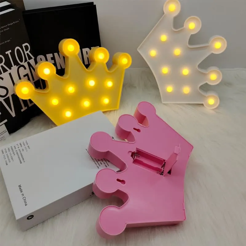 Krone LED Dekolampe für Kinderzimmer