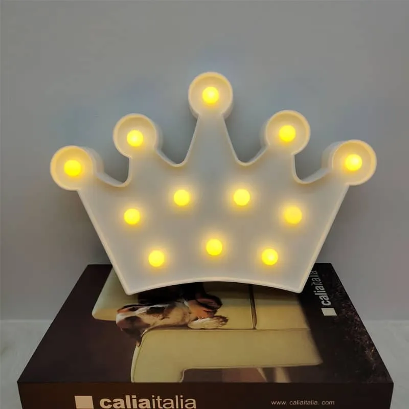 Krone LED Dekolampe für Kinderzimmer