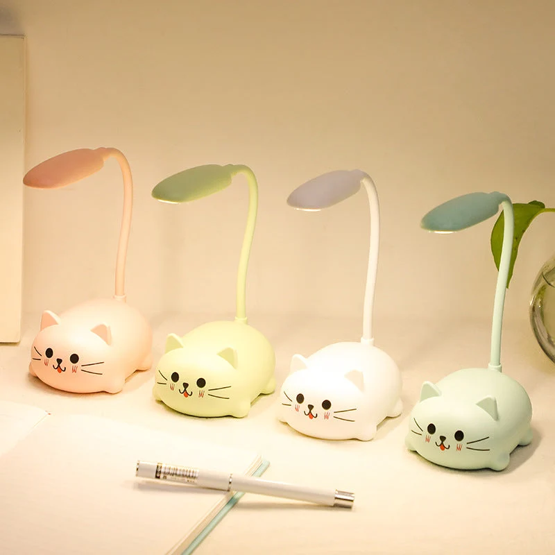 Bunte Katzen Schreibtischlampe für Kinder