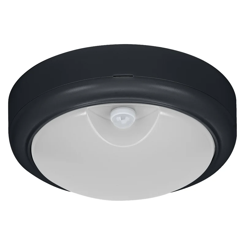OSRAM LED BULKHEAD MOTUS ROUND Deckenleuchte, 15W, 3000K-6500K, CCT, Schwarz