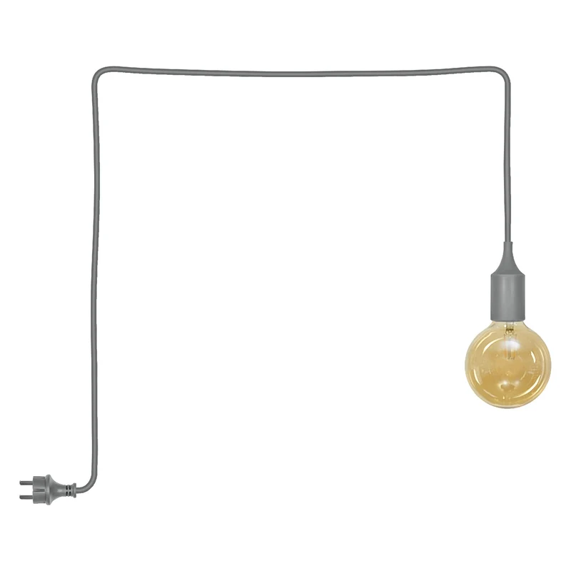 OSRAM Außenpendelleuchte Grau, 5 m Kabellänge, E27, 2400K, Warmweiß