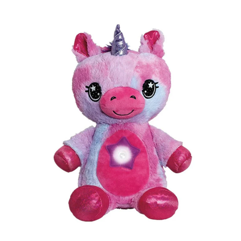 Einhorn Kuscheltier mit Sternenhimmel Projektor