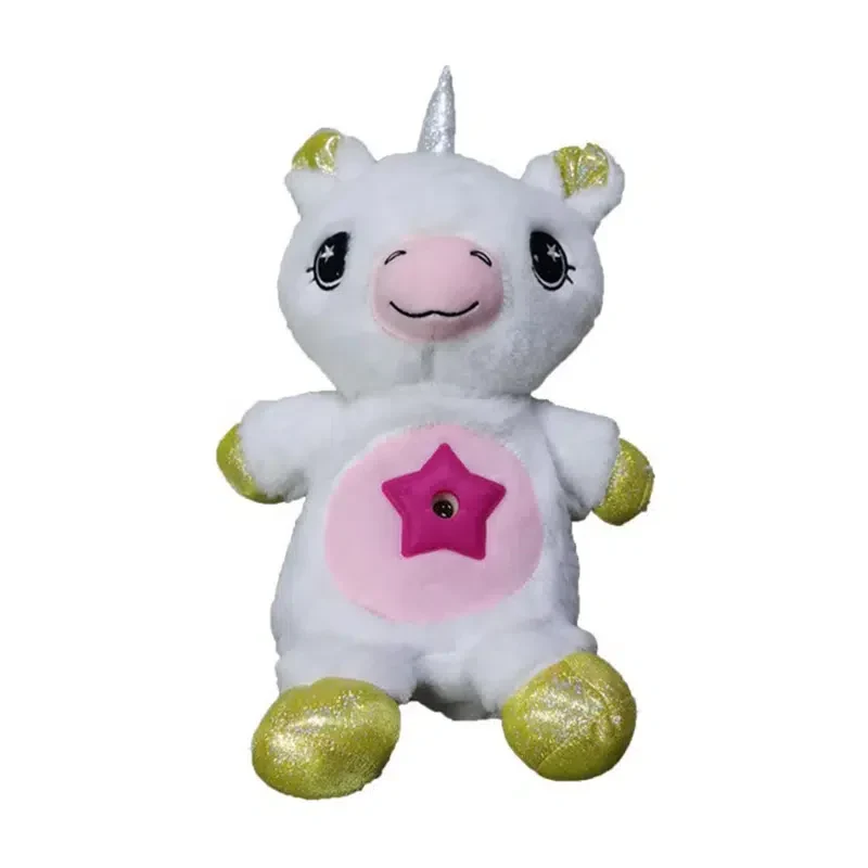 Einhorn Kuscheltier mit Sternenhimmel Projektor