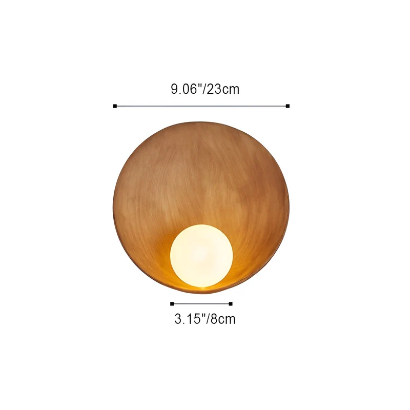 Perlamora | Wabi-Sabi LED-Wandleuchte