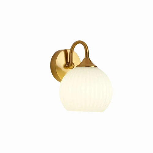 Skanda | Skandinavische LED-Wandleuchte mit Glasschirm