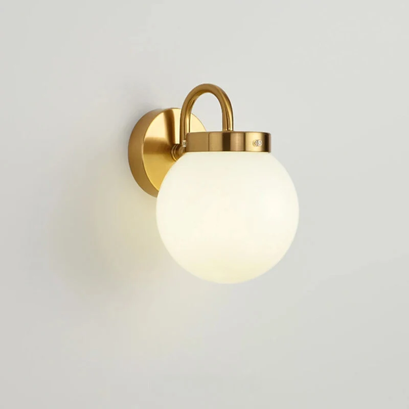 Skanda | Skandinavische LED-Wandleuchte mit Glasschirm