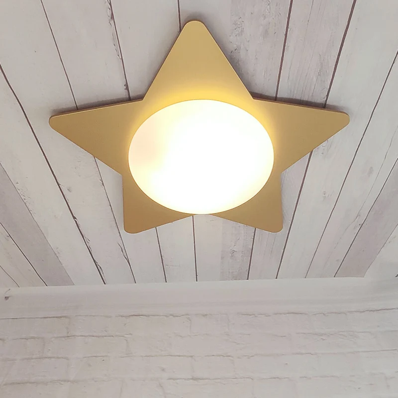 Deckenschale Stern, Gold