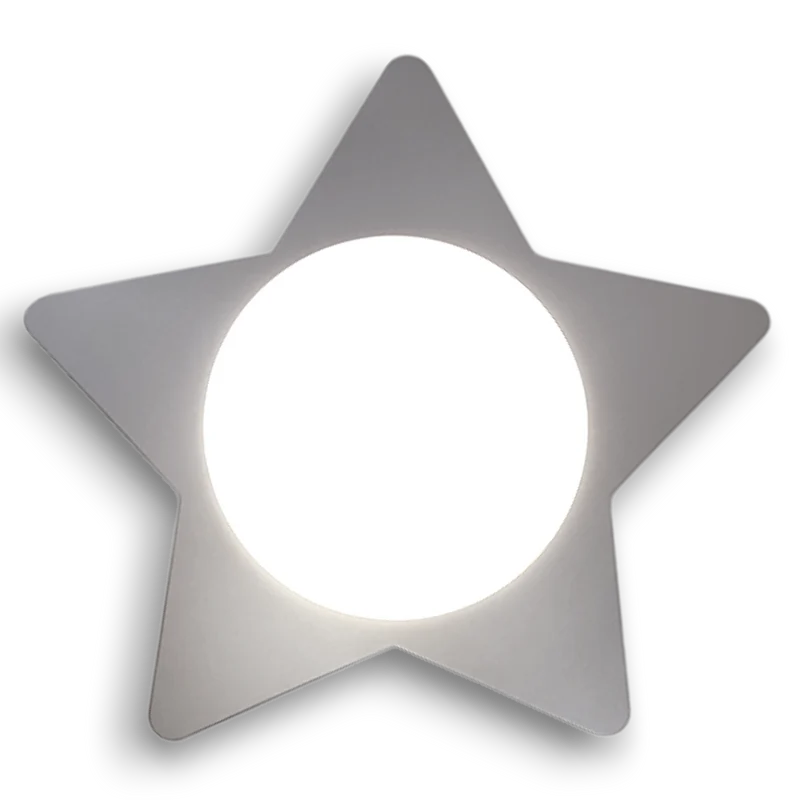 Deckenschale Stern, Silber