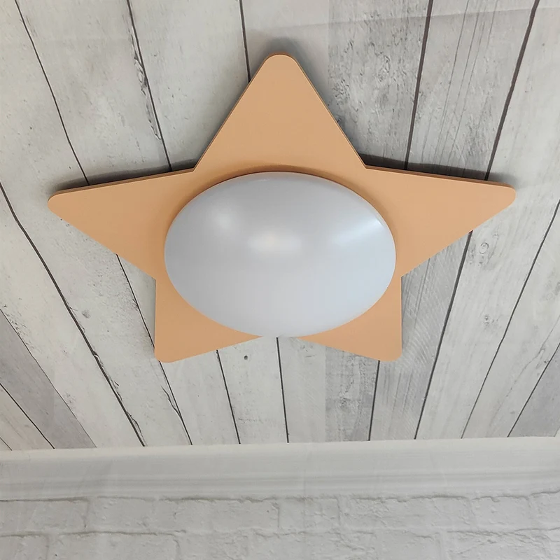 Deckenschale Stern, Peach Fuzz