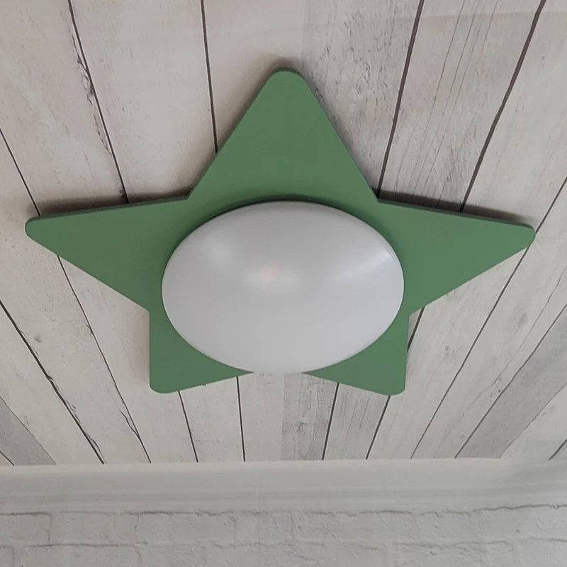 Deckenschale Stern, Salbeigrün