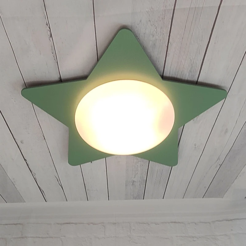 Deckenschale Stern, Salbeigrün