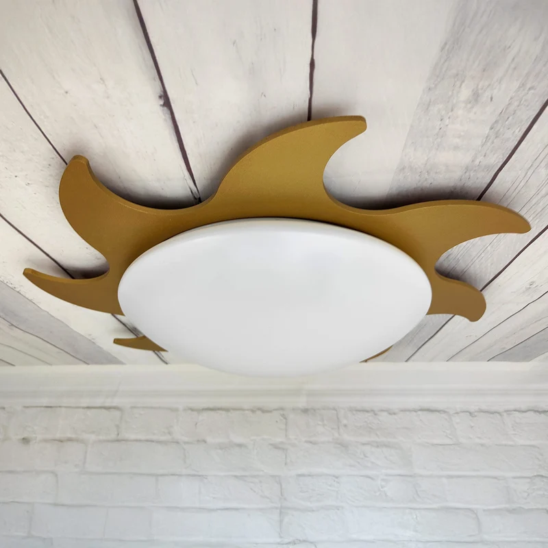 Deckenschale Sonne, gold