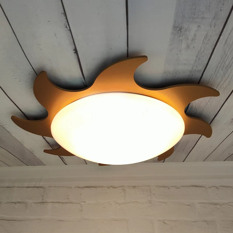 Deckenschale Sonne, gold
