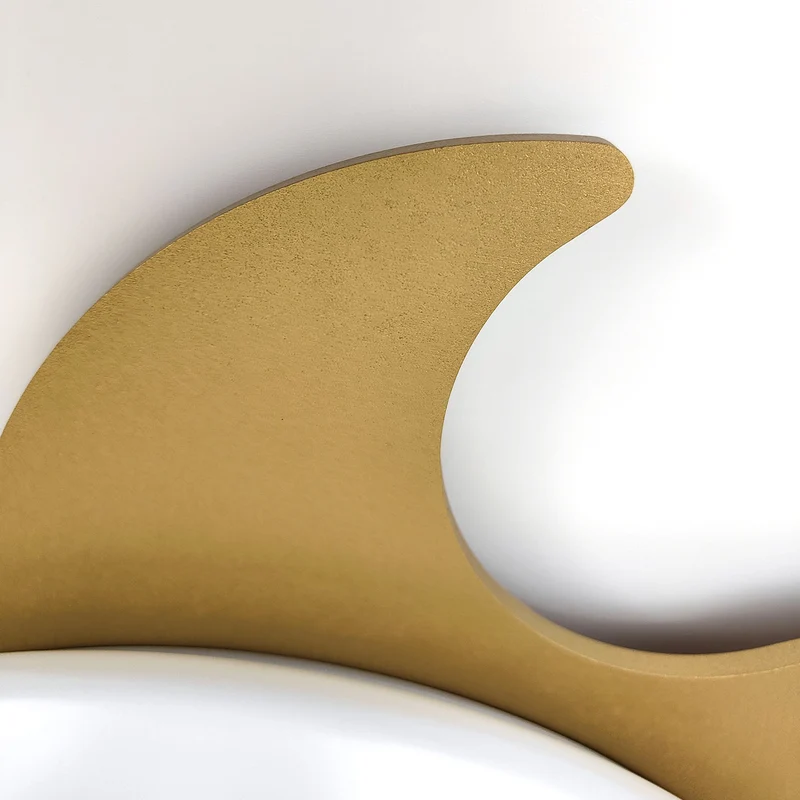 Deckenschale Sonne, gold