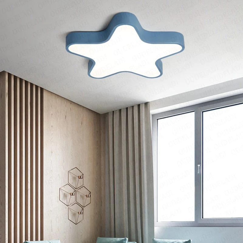 LED Deckenlampe Stern für Kinderzimmer Design