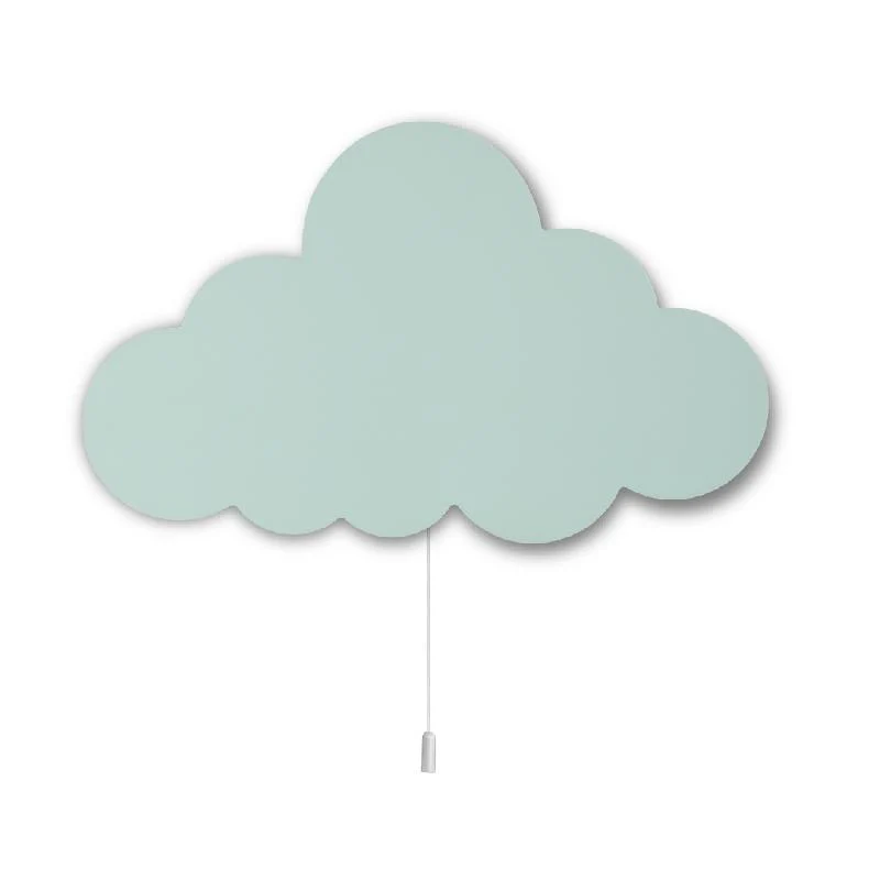 Wolken Wandlampe aus Holz Kinderzimmer