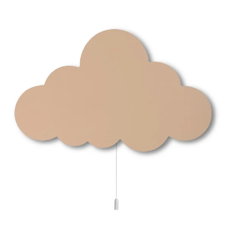 Wolken Wandlampe aus Holz Kinderzimmer