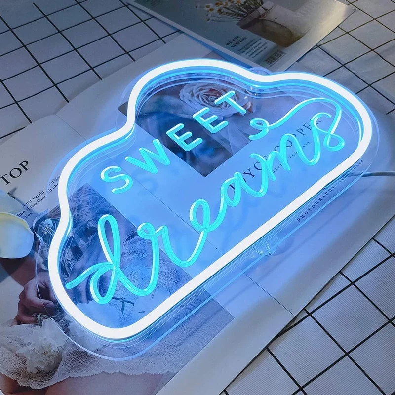 LED Neon Leuchte Wolke Dekoration