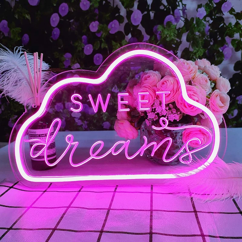 LED Neon Leuchte Wolke Dekoration