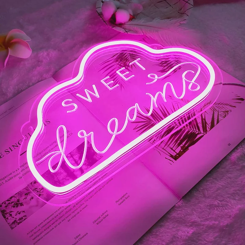 LED Neon Leuchte Wolke Dekoration