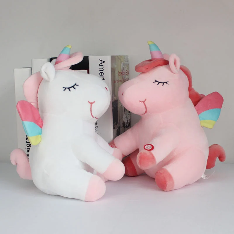 LED Einhorn Plüschtier als Nachtlicht