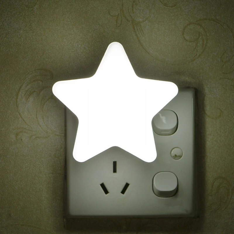 LED Steckdosen Nachtlicht in Sternform