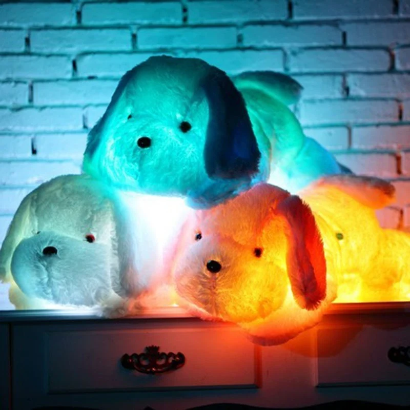 Plüschtier Nachtlicht Hund für Kinder