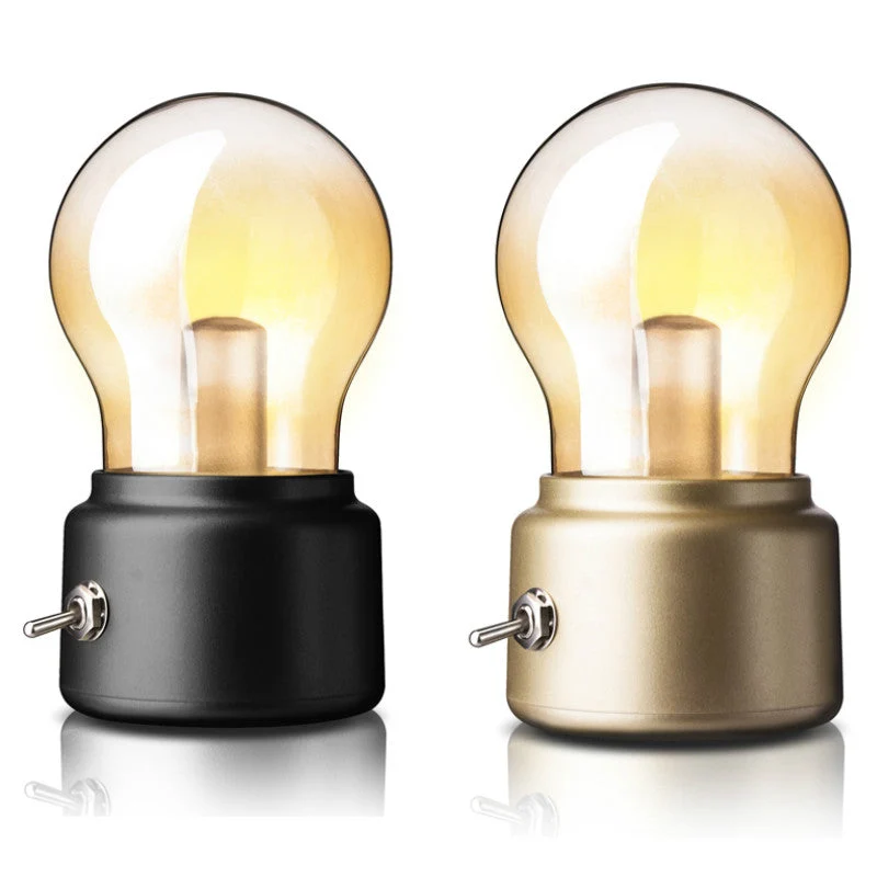 Tragbare Vintage LED Nachtlicht Glühbirne