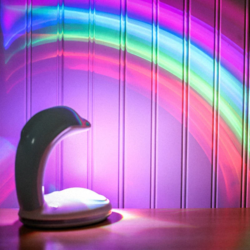 Regenbogen Projektor Nachtlicht für Kinder
