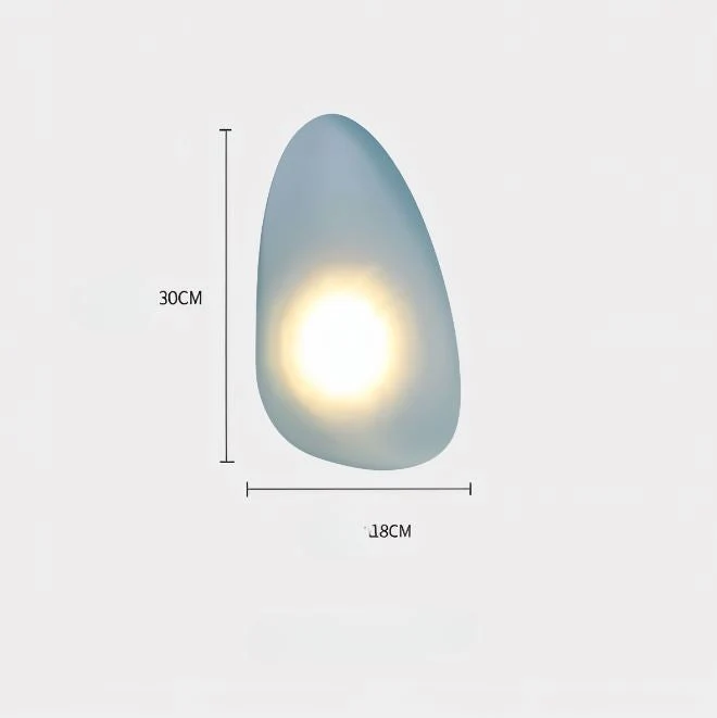PebbleGlow | Minimalistische LED-Wandleuchte aus Glas