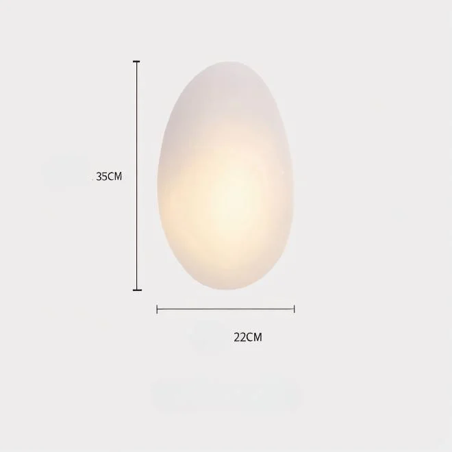 PebbleGlow | Minimalistische LED-Wandleuchte aus Glas
