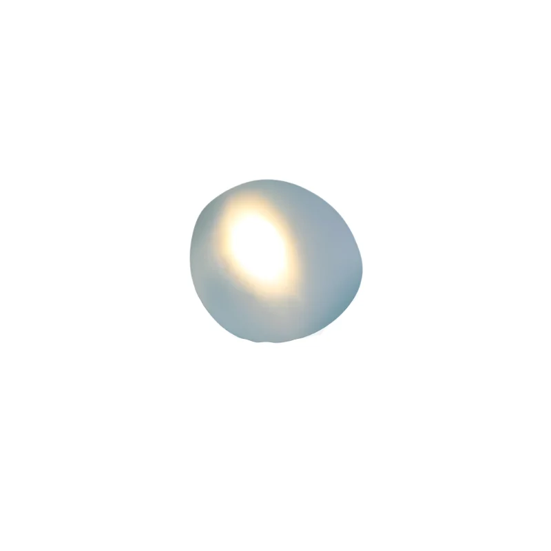PebbleGlow | Minimalistische LED-Wandleuchte aus Glas