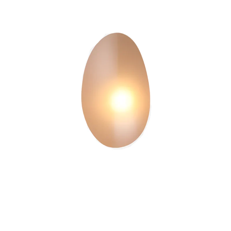 PebbleGlow | Minimalistische LED-Wandleuchte aus Glas