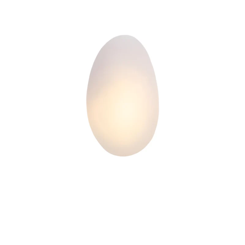 PebbleGlow | Minimalistische LED-Wandleuchte aus Glas