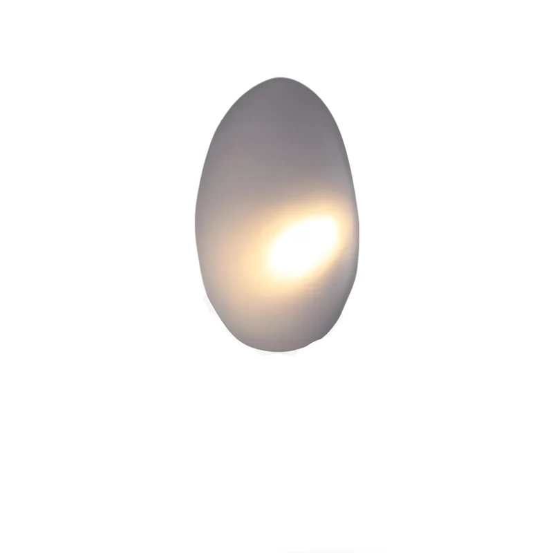 PebbleGlow | Minimalistische LED-Wandleuchte aus Glas