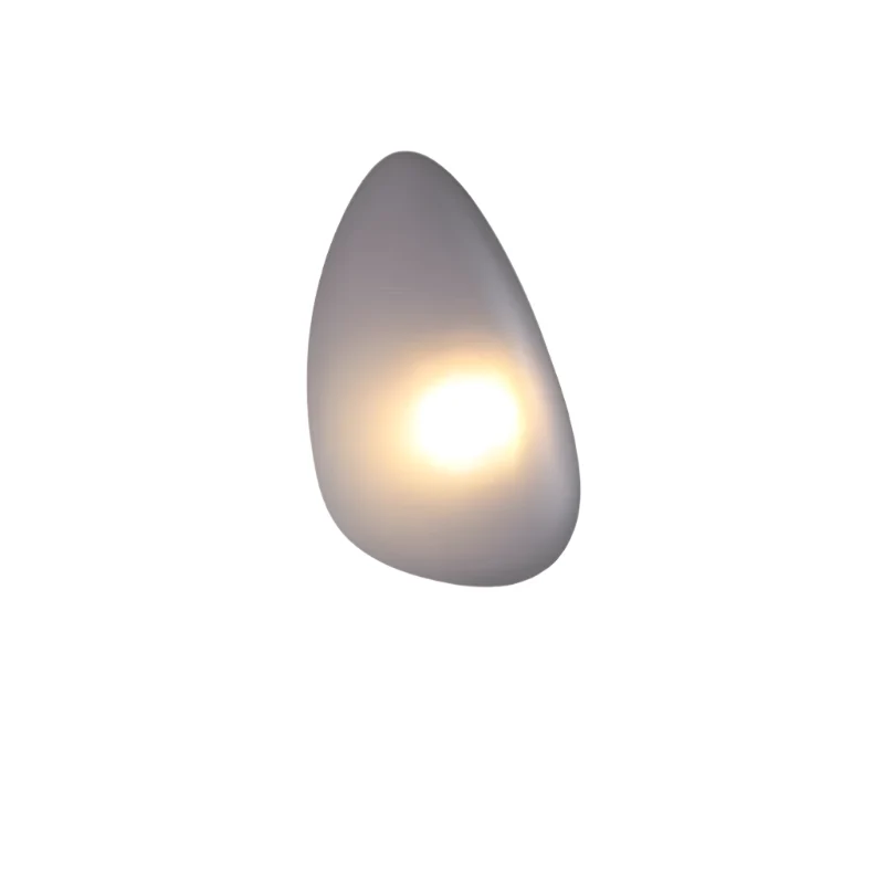 PebbleGlow | Minimalistische LED-Wandleuchte aus Glas
