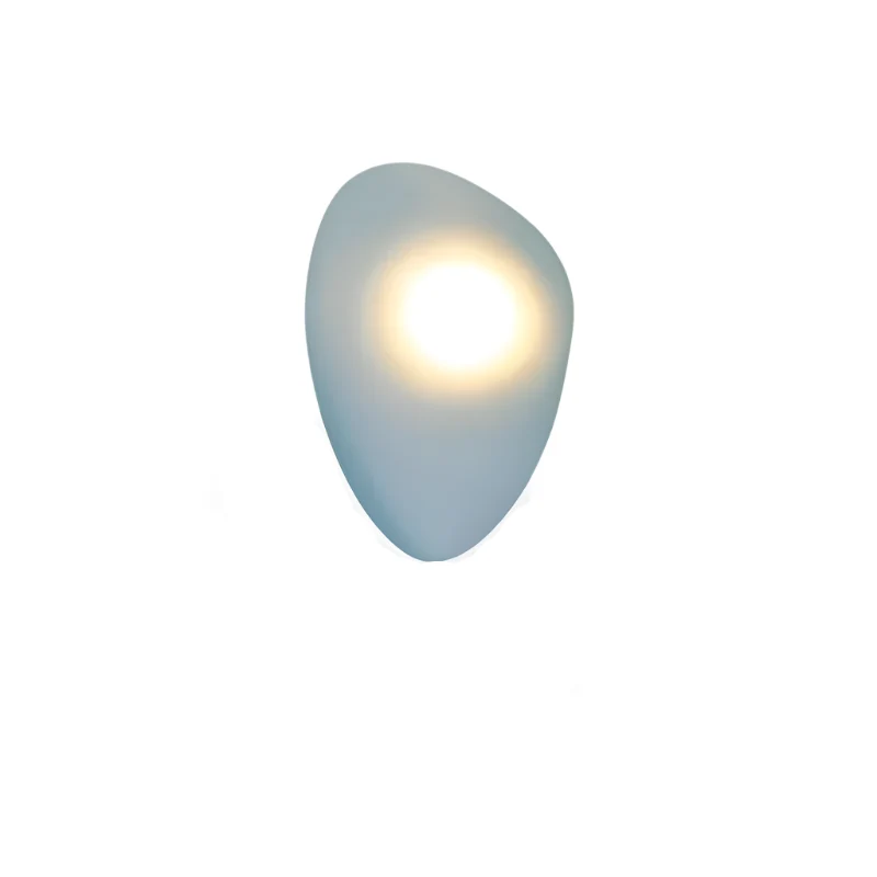 PebbleGlow | Minimalistische LED-Wandleuchte aus Glas