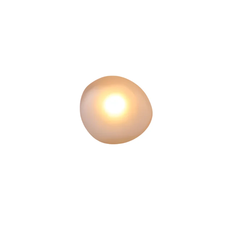 PebbleGlow | Minimalistische LED-Wandleuchte aus Glas