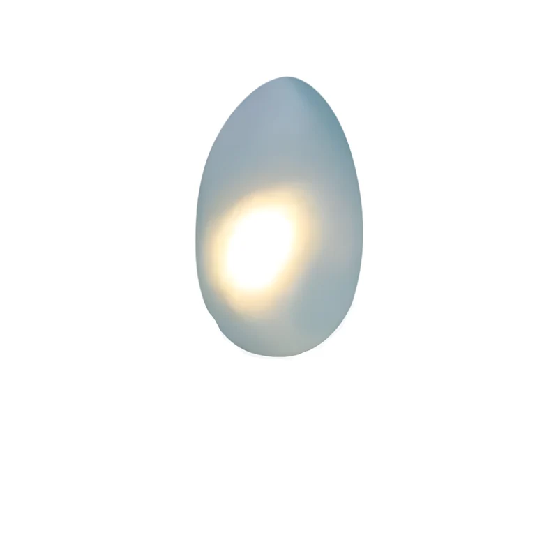 PebbleGlow | Minimalistische LED-Wandleuchte aus Glas