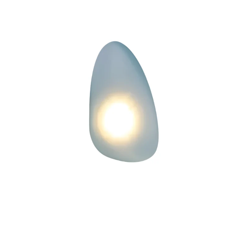 PebbleGlow | Minimalistische LED-Wandleuchte aus Glas