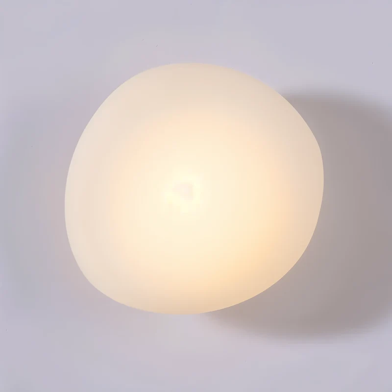 PebbleGlow | Minimalistische LED-Wandleuchte aus Glas