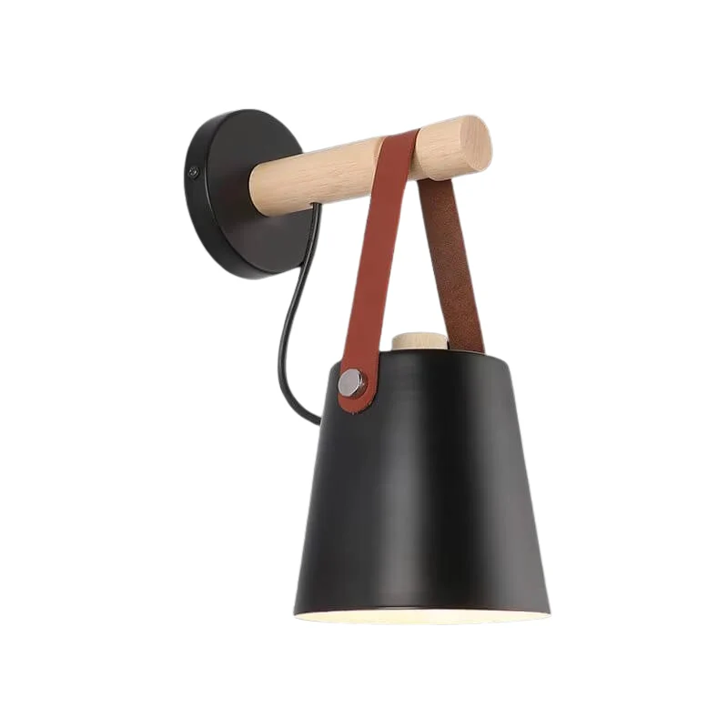 TimberGlow | Wandleuchte mit Holzarm