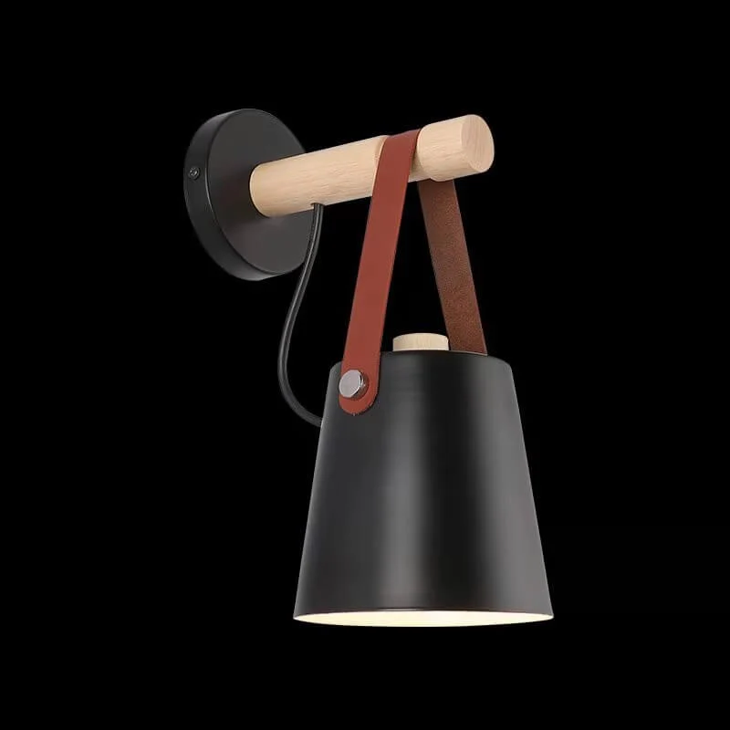 TimberGlow | Wandleuchte mit Holzarm