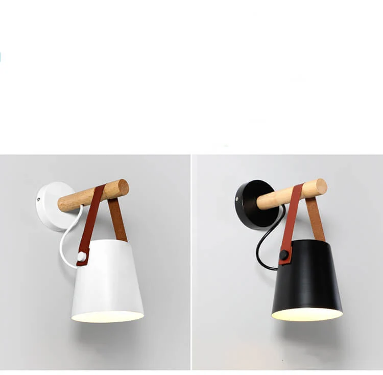 TimberGlow | Wandleuchte mit Holzarm