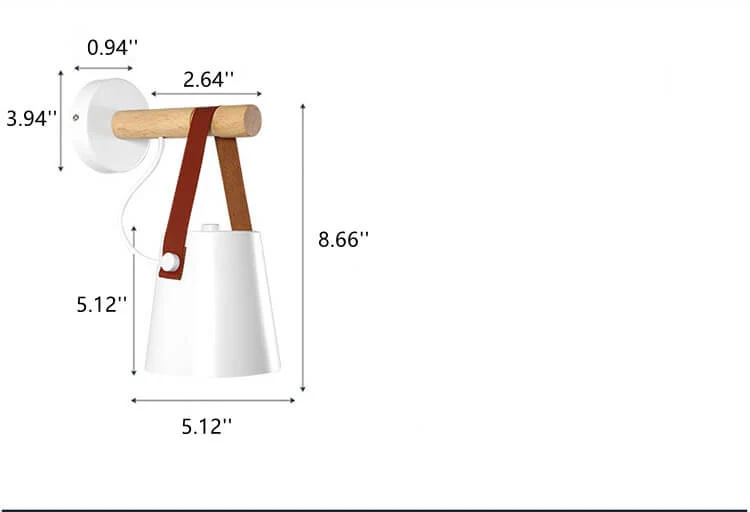 TimberGlow | Wandleuchte mit Holzarm